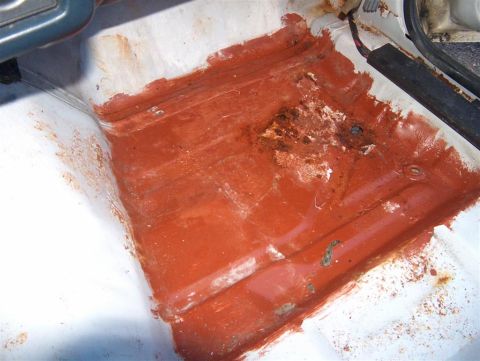 1990 Ford Crown Victoria LTD - Front Passenger floor pan