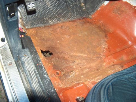 1990 Ford Crown Victoria LTD - Front Driver floor pan