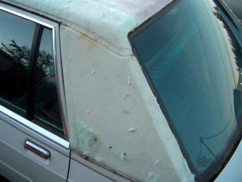 1990 Ford Crown Victoria LTD - Vinyl Roof removal