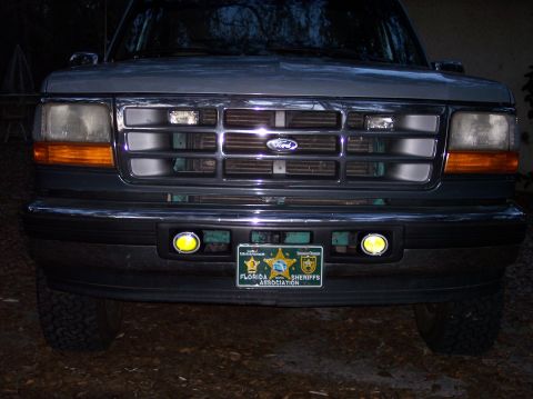 1996 Ford Bronco - Fogs and strobes