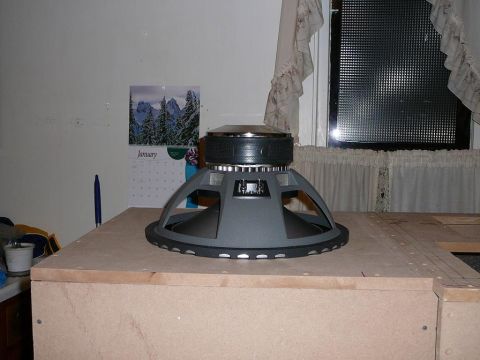 1997 Mercury Grand Marquis - Subwoofer inverted mounting.
