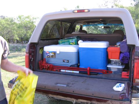1996 Ford Bronco - Loaded up the 1996 Ford Bronco for a trip with coolers and recovery gear.