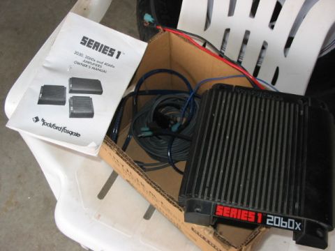 1995 Ford Bronco - Rockford Fostgate Amp. $20 ship. been sitting for a few years, so it's in pretty new condition, works perfect. I used it to power a sub in…