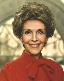 1991 Ford Bronco - Portrait of Nancy Reagan, former First Lady of the United States.