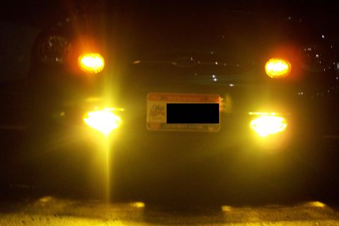 1998 Ford Taurus - Hella's at night