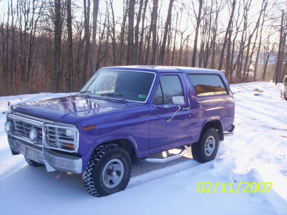 1984 Ford Bronco “purple beast”