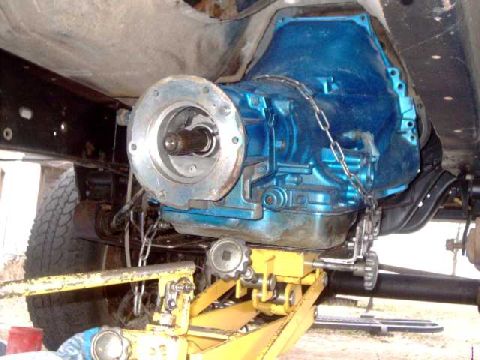1984 Ford Bronco - C-6 tranny install