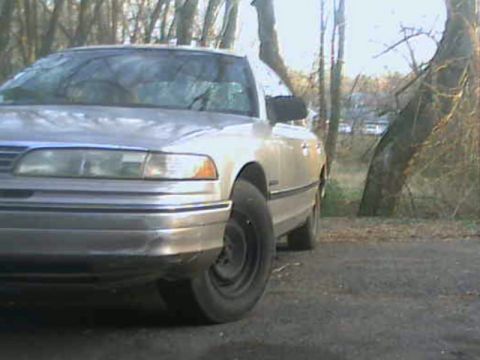 1994 Ford Crown Victoria - Ran her into my house coming down my steep ass driveway when it was raining doing about 40mph and only 20 yards to stop.