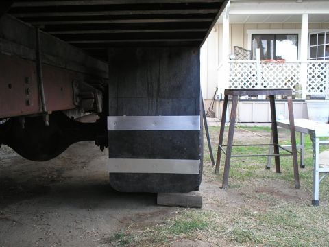 1999 Ford F-800 - Mud flap extentions and dress up kit--haha