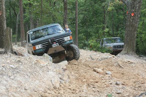 1990 Ford Bronco - Not much of a pic, but it was right here where I broke my hub. God bless the D50 stub shaft.