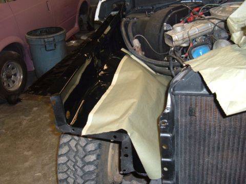 1978 Ford Bronco - Installed new inner apron
