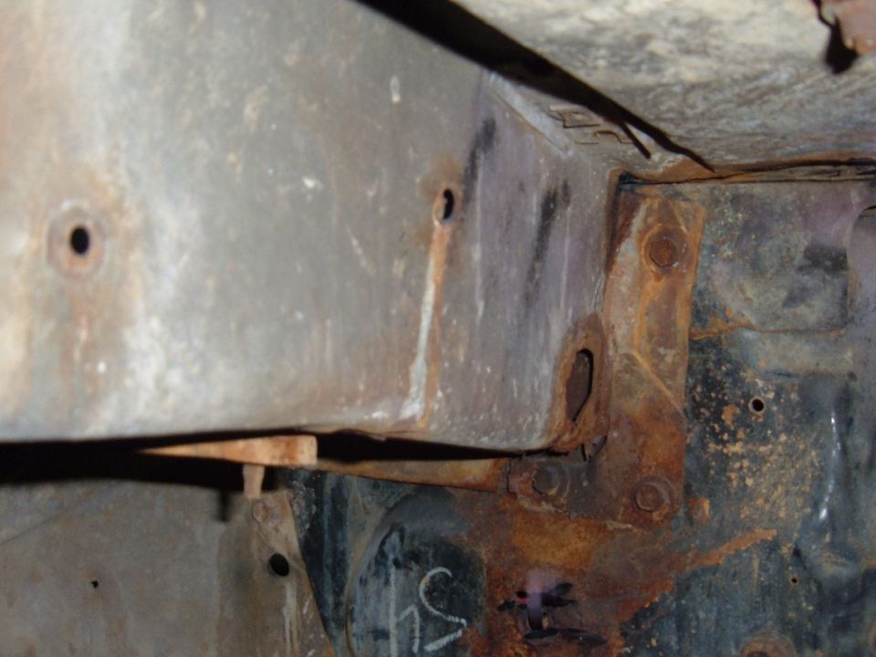 Reason for new inner fender aprons and core support.