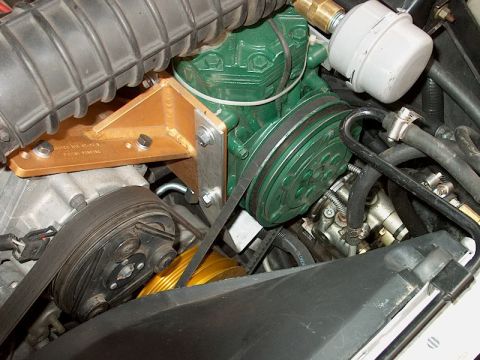 1996 Ford Bronco - Front side view. Note aluminum power steering protector.