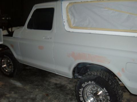 1978 Ford Bronco - 1978 Ford Bronco bodywork in progress, ready for paint.