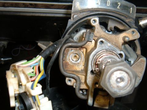 1978 Ford Bronco - Steering column components and wiring harness visible in detail.