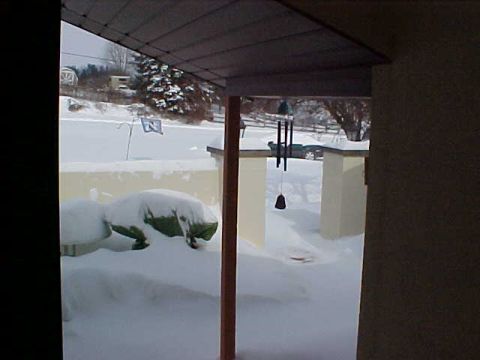 1995 Ford Taurus - From front door of house