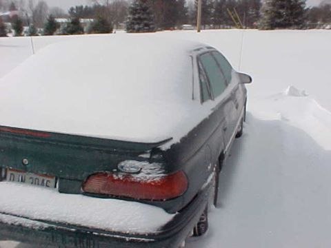 1995 Ford Taurus - Passenger side of the car