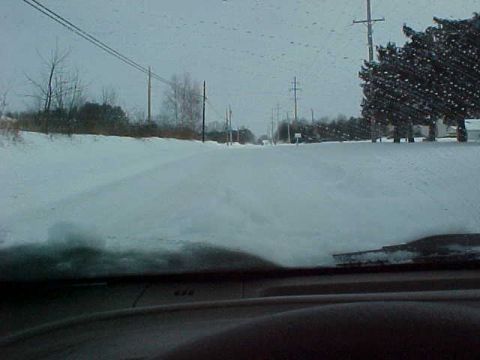 1995 Ford Taurus - the road i live on