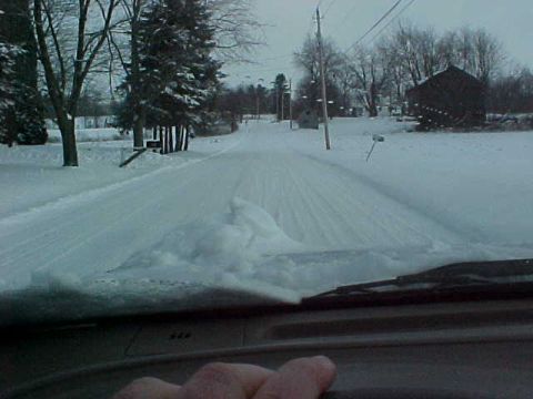 1995 Ford Taurus - covered road 2