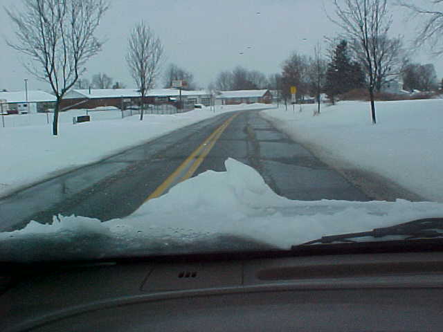 the only clear road i saw on my trip