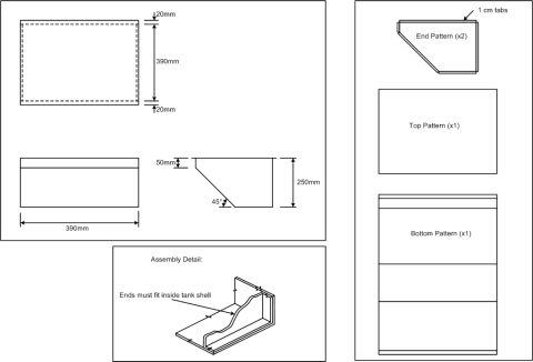 1969 MINI Cooper - Fuel Tank Plan