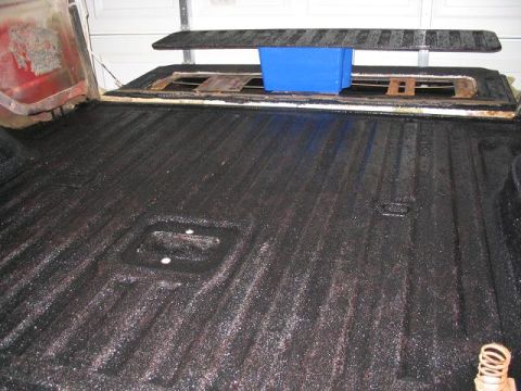 1979 Ford Bronco - 2 coats of Herculiner. About 1.5 gallons