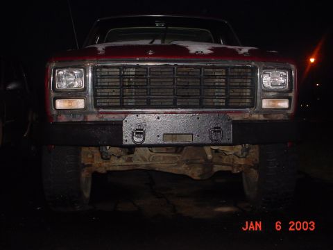 1980 Ford Bronco - finished bumper