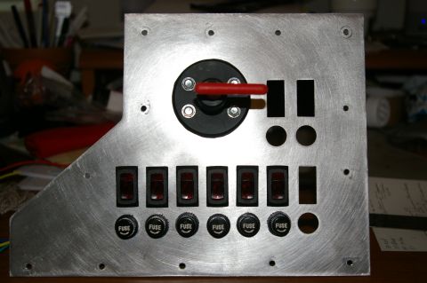 1986 Ford Bronco - lighted switches and fuses added