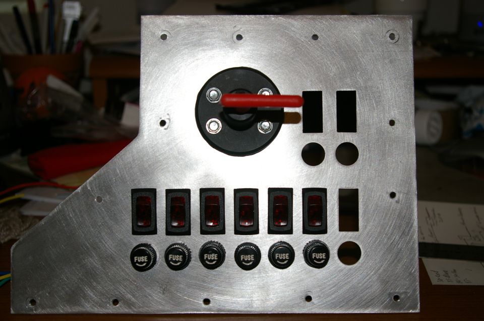 lighted switches and fuses added