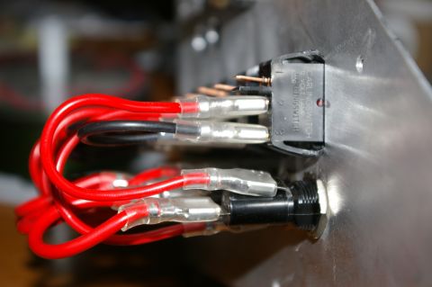 1986 Ford Bronco - side view of switch wiring