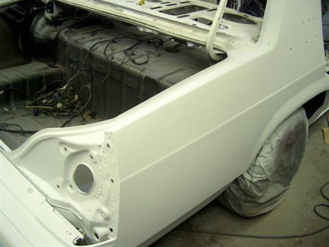 1990 Ford LTD Crown Victoria - Passenger side quarter pannel on primer
