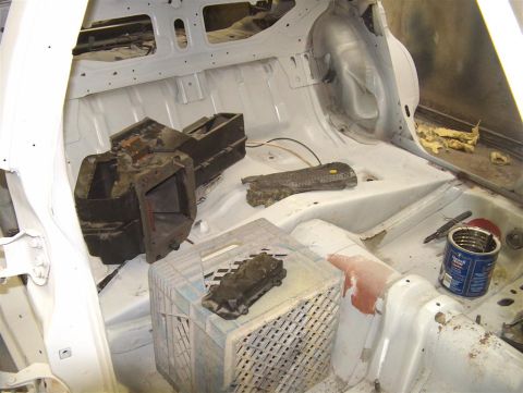 1990 Ford LTD Crown Victoria - Backseat removed