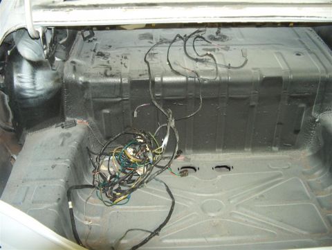 1990 Ford LTD Crown Victoria - Trunk sandblasted, then 4 layers of Gravel Guard