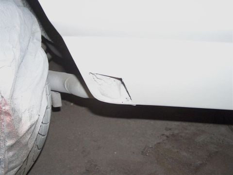 1990 Ford LTD Crown Victoria - After sandblasting, we saw the rust... Had to cut a part.