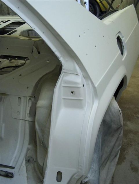 1990 Ford LTD Crown Victoria - Rear quarter pannel on primer