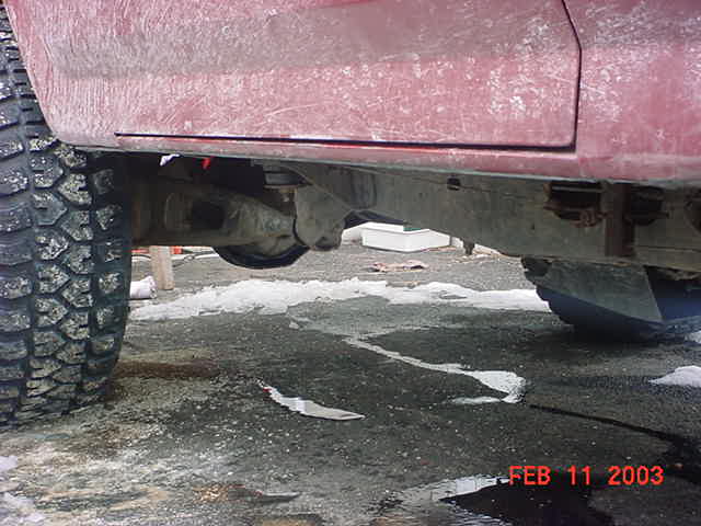 here is a pic of the drivers side rocker panel before I add some protection