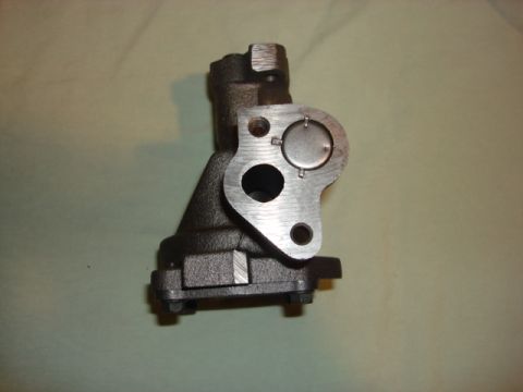 1983 Ford Bronco - here is the oil pressure regulator. and the oil intake side.