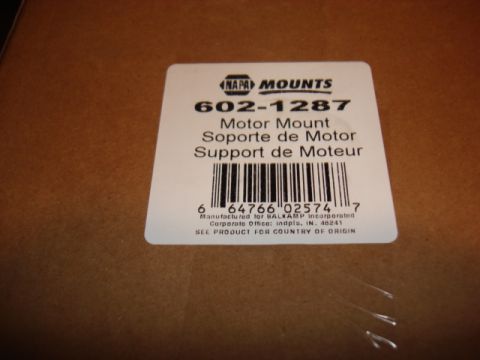1983 Ford Bronco - Here is the new NAPA Motor mounts. Part number 602-1287