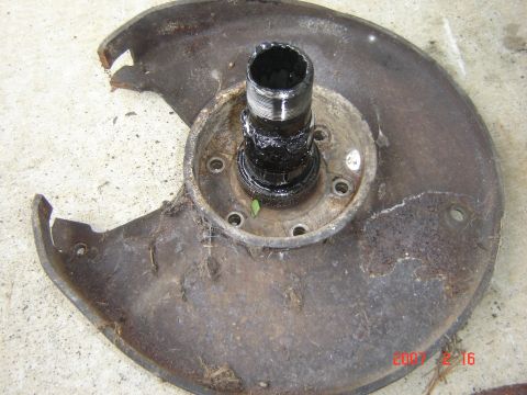 1993 Ford Bronco - This appears to be a worn wheel hub assembly, not a complete vehicle part.