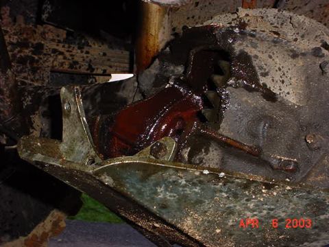 1980 Ford Bronco - well this is what happens when up dump the clutch with 35 inn mud tires on not so slippery dirt