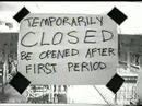 1979 Ford Bronco - A sign indicates a business is temporarily closed and will reopen after the first period.
