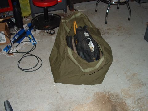 1978 Chevrolet C/K Pickup - my offroad bag.. from a military surplus store...