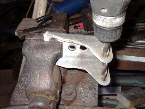 1984 Ford Bronco - drillout pin holes to 3/8"