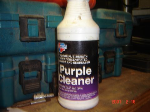 1993 Ford Bronco - Bottle of cleaner and toolboxes are visible in this photo.