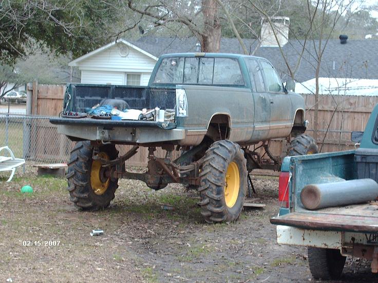 Cousins chevy on tractor tires