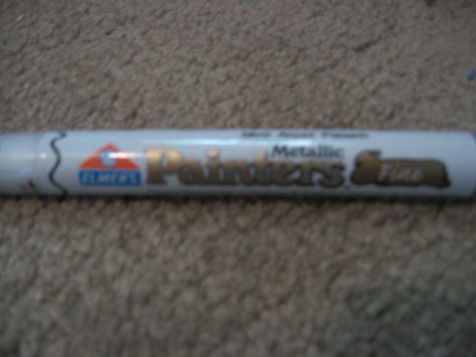 Elmer's Painters & Fine paint marker on carpet
