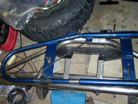 1979 Ford Bronco - A blue roll cage and tire are visible in this image.