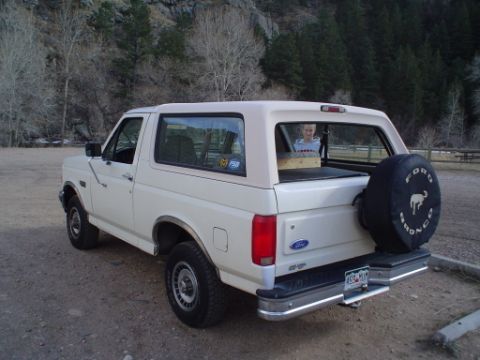 1992 Ford Bronco - Poudre again.