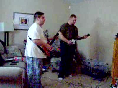 1998 Ford Crown Victoria - Vid, me and dusty playing guitar hero