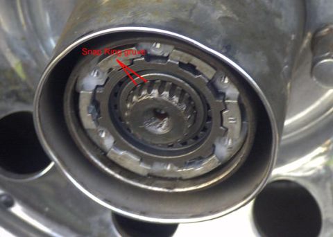 1991 Ford Bronco - This photo shows the internal components of a Warn locking hub, not a 1991 Ford Bronco.